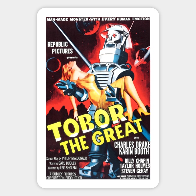 Tobor The Great (1954) Sticker by Scum & Villainy